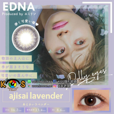 EDNA 1day Ajisai Lavender エドナ ワンデー あじさいラベンダー EDNA 1day Ajisai Lavender エドナ ワンデー あじさいラベンダー